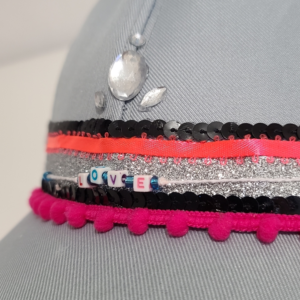 Handmade Colorful Decor Hat Cap - Picture 3 of 3